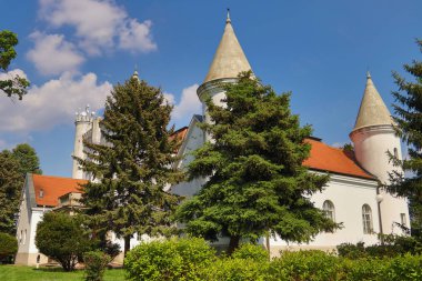 Castle Dundjerski, built in 1919, near Becej city, Vojvodina (Serbia)