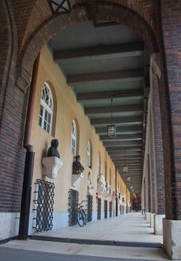 Macaristan'da Szeged şehrinin güzel mimarisi