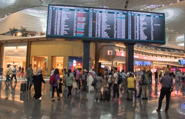İstanbul 'un yeni havaalanı İstanbul, Türkiye' deki havaalanı uçuş çizelgesi
