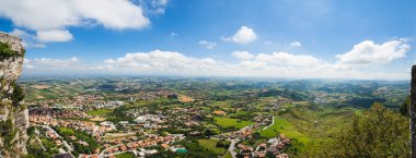 San Marino köyüne panaramic görünümü