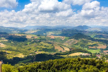 San Marino şehri güzel görünümünden Hills San Marino