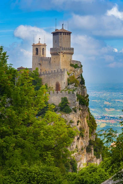 Rocca della guaita, najbardziej starożytnej twierdzy san marino — Zdjęcie stockowe