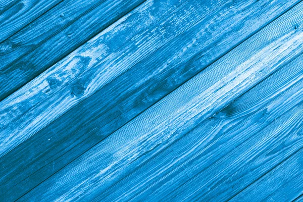 Abstrato Grunge Madeira Textura Fundo Tonificado Cor Azul Clássico — Fotografia de Stock