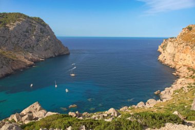 Ünlü Formentor cape İspanyolca ada Mallorca