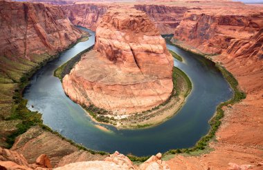 Arizona, Page yakınlarında ünlü At nalı kanyonu oluşumu