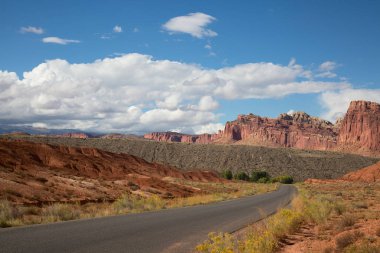 Utah, ABD 'deki Capitol Resif Ulusal Parkı