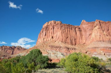 Utah, ABD 'deki Capitol Resif Ulusal Parkı
