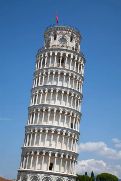 Πύργος Της Πίζας Στην Ηλιόλουστη Μέρα Ιταλία — Φωτογραφία Αρχείου