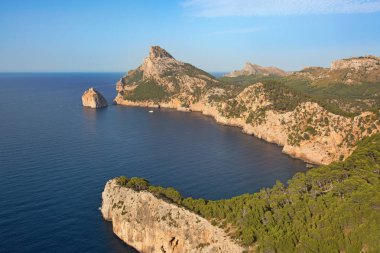 Ünlü Formentor cape İspanyolca ada Mallorca