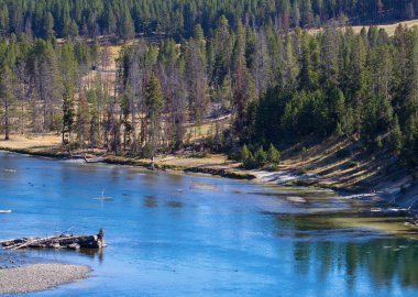 Yellowstone Ulusal Parkı 'ndaki Firehole Nehri