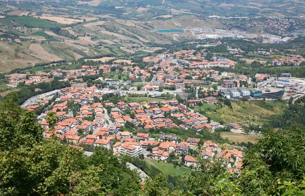 Alter Stadtstaat Der Republik San Marino — Stockfoto