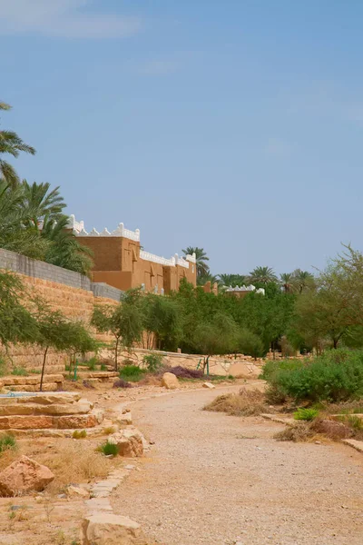 Straat Van Oude Stad Diriyah Buurt Van Riyad Koninkrijk Van — Stockfoto