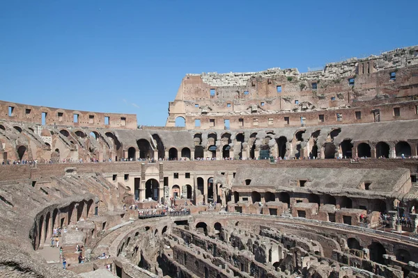 Ruiny Słynnego Koloseum Rzymie — Zdjęcie stockowe
