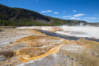 Renkli sıcak su havuzu Yellowstone Milli Parkı, ABD