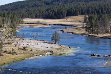 Yellowstone Ulusal Parkı 'ndaki Firehole Nehri