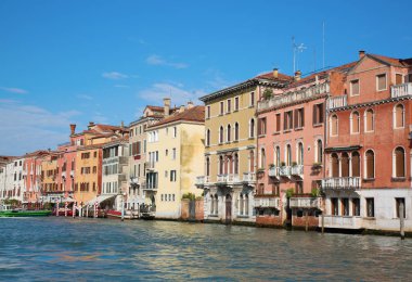 Antik şehir Venedik, İtalya sokaklarında.