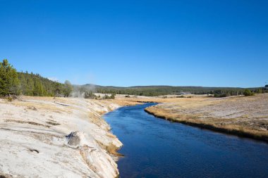Yellowstone Ulusal Parkı 'ndaki Firehole Nehri