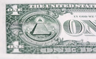 Bize 1 doları banknot arka plan