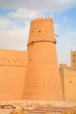 Al Masmak fort in Riyadh city, Saudi Arabia. clipart