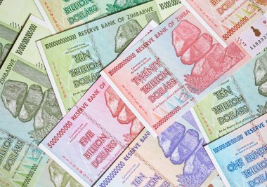 Yüksek enflasyondan sonra Zimbabwe 'nin banknotları