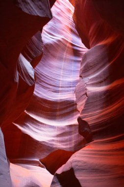 Sayfa, Arizona, ABD yakınındaki ünlü antilop Kanyonu.