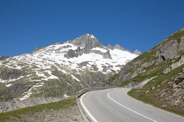 Zwitserse Alpen Buurt Van Furkapas Rhone Gletsjer — Stockfoto