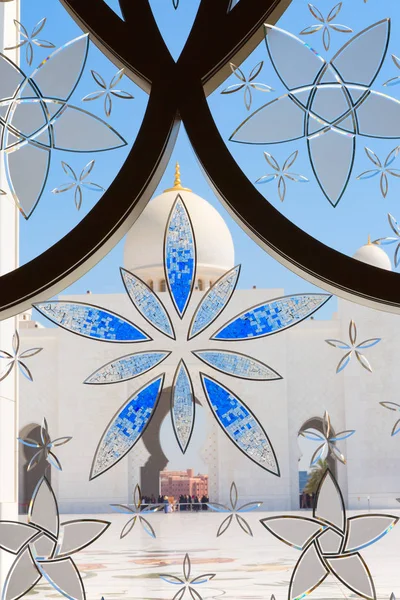 Abu Dhabi Uae October 2017 Interior Sheikh Zayed Mosque Abu — Stock Photo, Image