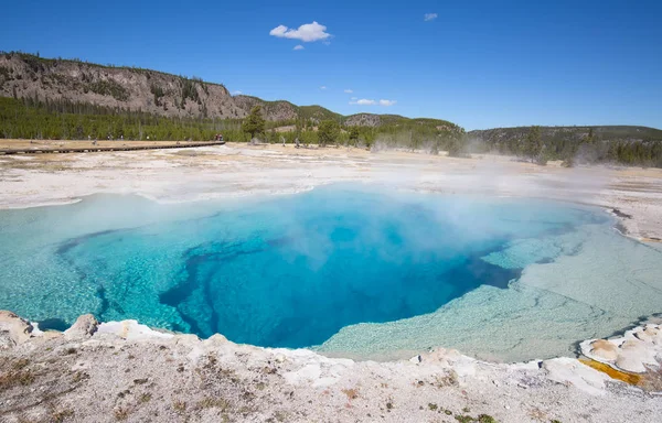Renkli sıcak su havuzu Yellowstone Milli Parkı, ABD