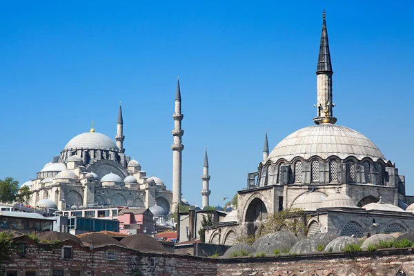 Moscheea Albastră Faimoasă Din Istanbul Turcia — Fotografie, imagine de stoc