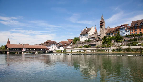 Ciudad Vieja Bremgarten Cerca Zurich Suiza —  Fotos de Stock