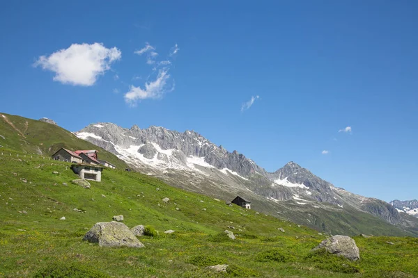 Schweiziska Alperna Nära Furka Pass Och Rhone Glaciären — Stockfoto