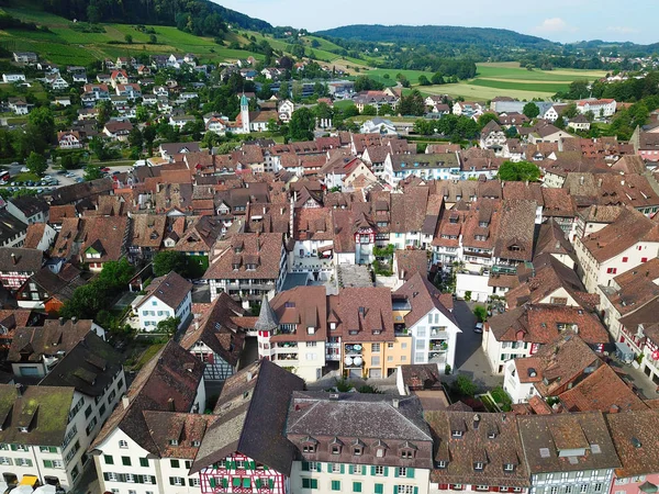 Sviçre Shaffhausen Yakınlarındaki Stein Rhein Ortaçağ Şehri — Stok fotoğraf