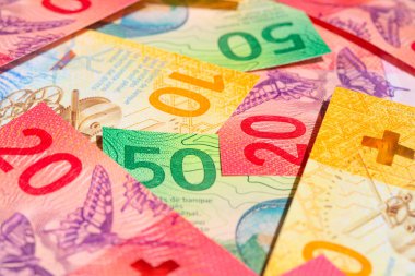 Yeni İsviçre banknotlarının koleksiyonu (2017 yılında yayınlandı))