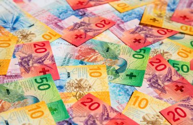 Yeni İsviçre banknotlarının koleksiyonu (2017 yılında yayınlandı))