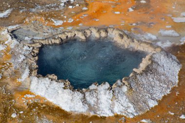 Yellowstone Ulusal Parkı, ABD 'de renkli sıcak su havuzu