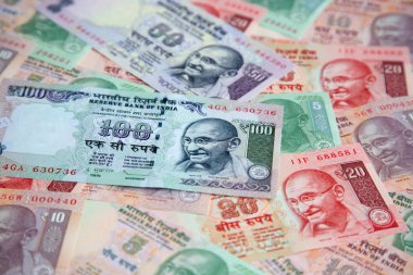 Hint banknotlarının koleksiyonu.