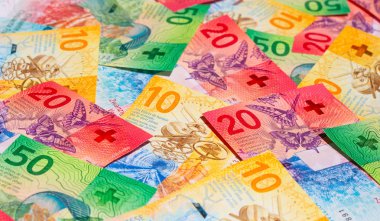 Yeni İsviçre banknotlarının koleksiyonu (2017 yılında yayınlandı))