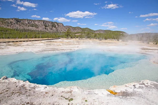 Cuenca Géiseres Arenas Negras Parque Nacional Yellowstone Estados Unidos —  Fotos de Stock