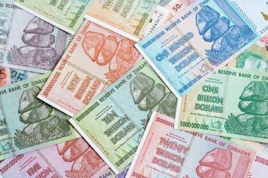 Yüksek enflasyondan sonra Zimbabwe 'nin banknotları