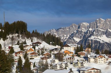 İsviçre Alplerinde kış