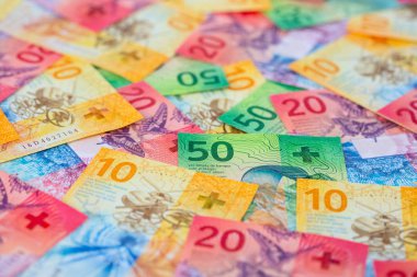 Yeni İsviçre banknotlarının koleksiyonu (2017 yılında yayınlandı))