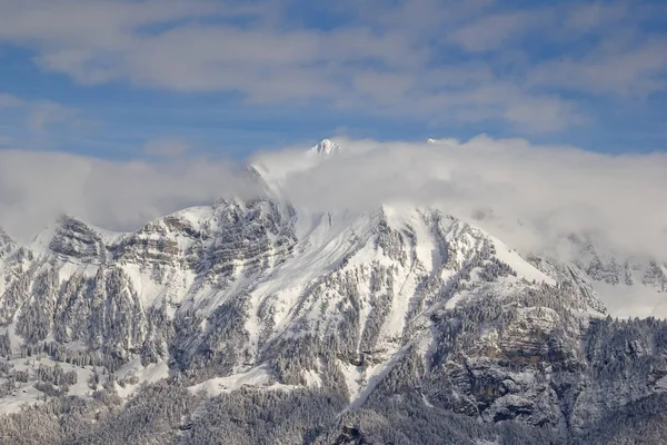 Hiver Dans Les Alpes Suisses Suisse — Photo