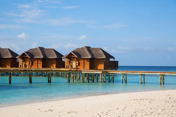 Malediwska Wyspa Raj Tropikach — Zdjęcie stockowe
