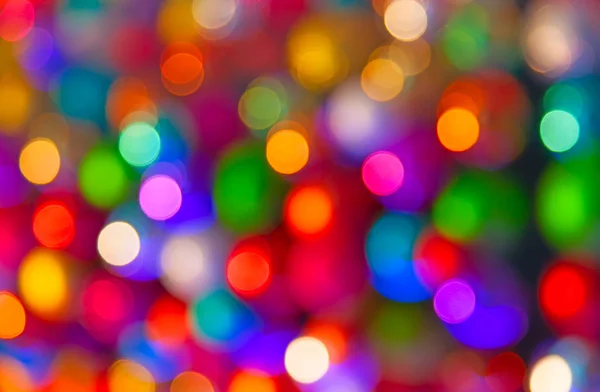 Defocused Ligths Christmas Tree — Stock Photo, Image