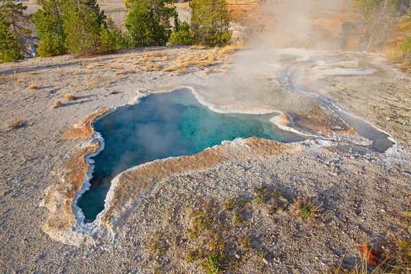 Πολύχρωμη Πισίνα Ζεστό Νερό Στο Εθνικό Πάρκο Yellowstone Ηπα — Φωτογραφία Αρχείου