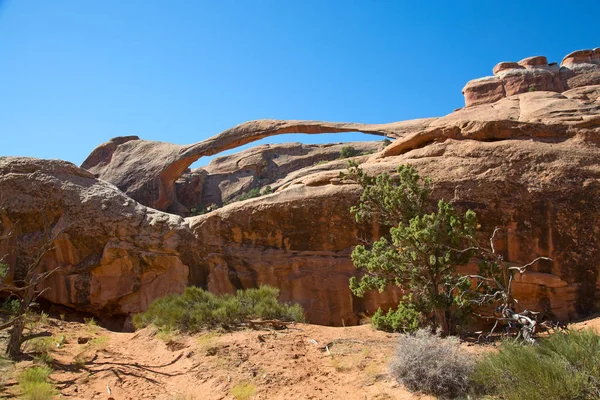 Paisagens Parque Nacional Dos Arcos Utah Eua — Fotografia de Stock