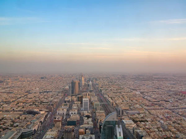 Riyadh Febbraio Veduta Aerea Del Centro Riyadh Febbraio 2016 Riyadh — Foto Stock