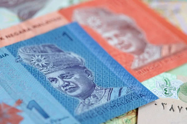 Sedlar Malaysias Och Ringgit Anteckningar — Stockfoto