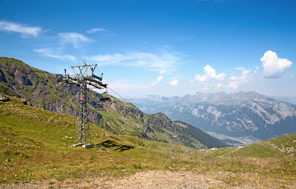 Letní Krajina Regionu Pizol Švýcarské Alpy — Stock fotografie