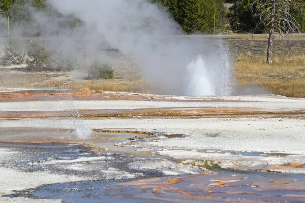 Bacia Geyser Areias Negras Parque Nacional Yellowstone Eua — Fotografia de Stock